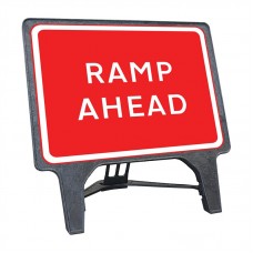 Ramp Ahead Q Sign